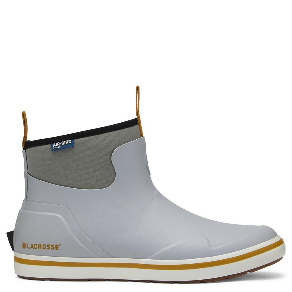 LaCrosse Mens Alpha Deck Boot 6" Wild Dove Grey Size 10