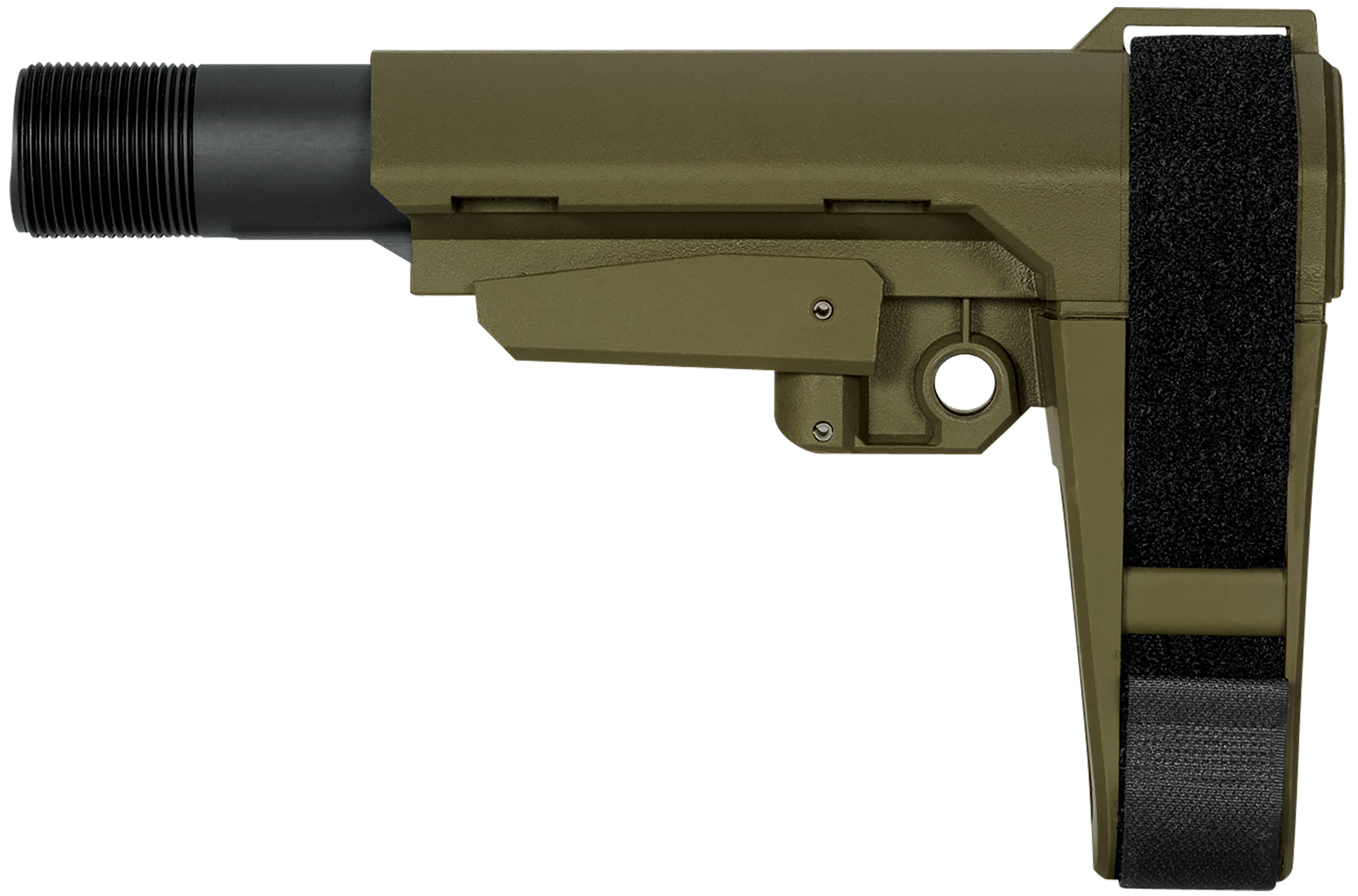 SB Tactical SBA3X04SB SBA3 X Synthetic OD Green 5-Position Adjustable for AR-Platform (Tube Not Included)