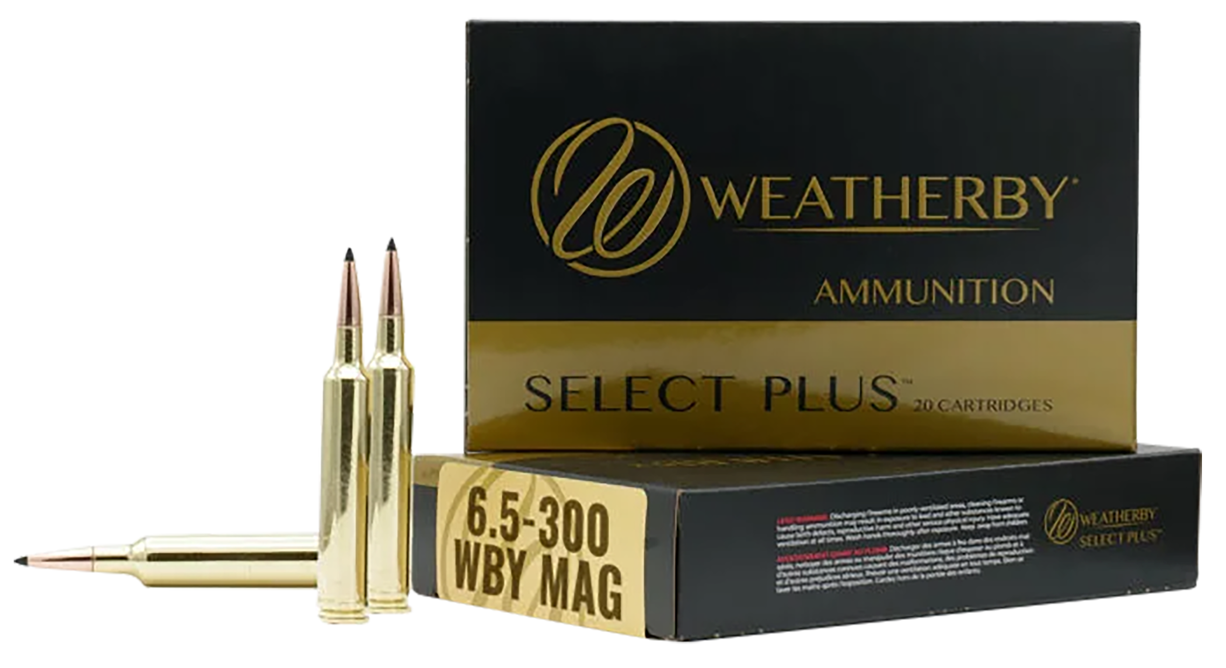 Weatherby F653130SCO Select Plus  6.5x300WthbyMag 130gr Swift Scirocco II 20 Per Box/10 Case
