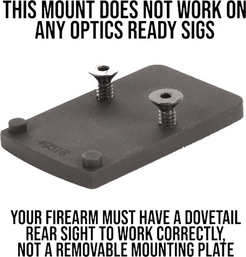 EGW SCOPE MOUNT TRIJICON RMR FOR SIG P220-229 & 320 BLACK!