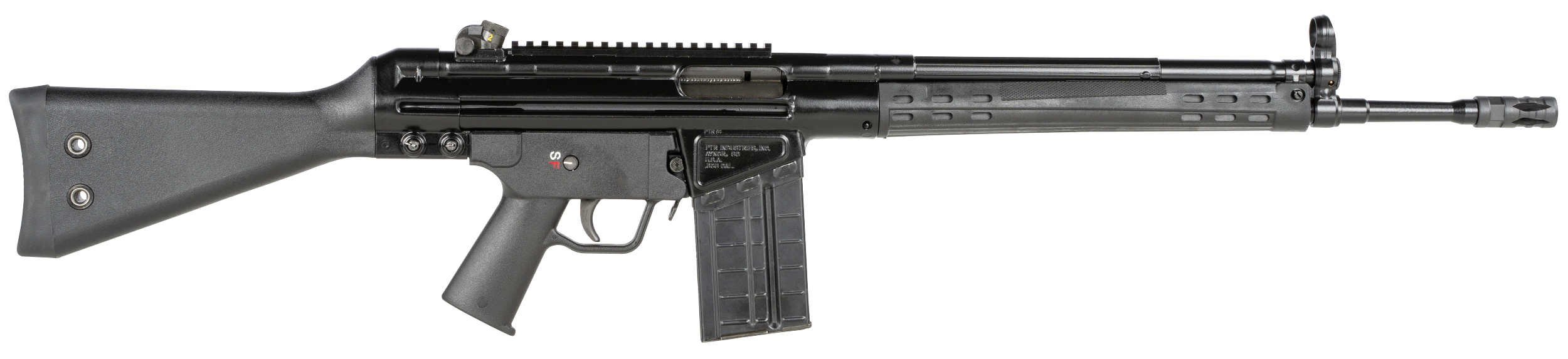 PTR 109 A3S PTR 109 308 Win 7.62x51mm NATO 18" 20+1 Black Powdercoat Black Polymer Grip with Scope Mount