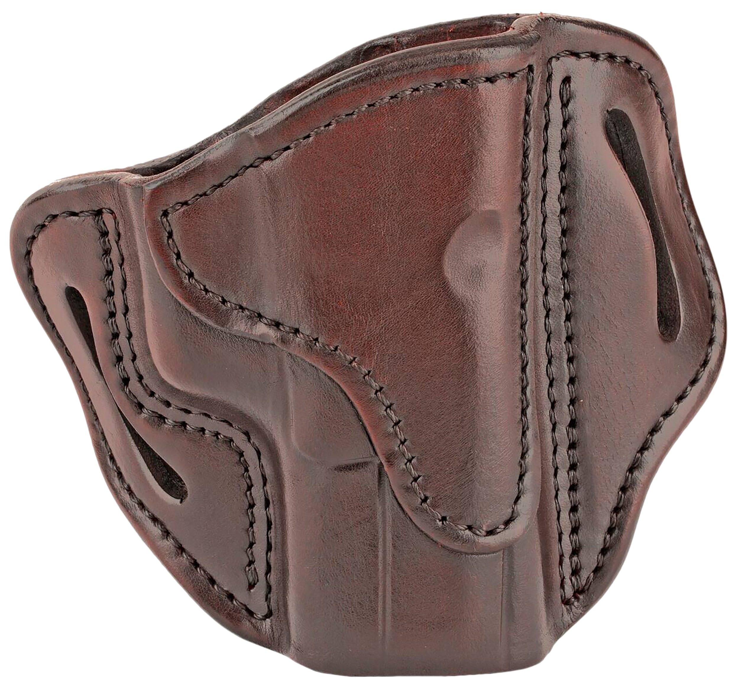 1791 Gunleather BH21SBRR BH2.1  OWB Size 2.1 Signature Brown Leather Belt Slide Compatible w/Glock 17/S&W M&P Shield/Springfield XD Right Hand