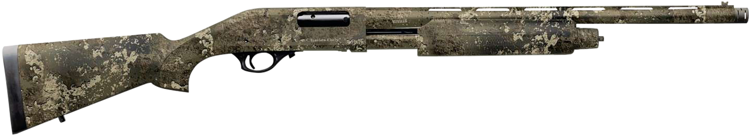 Charles Daly 930397 301  Full Size 20 Gauge Pump 3" 5+1 22" Overall TrueTimber Strata Vent Rib Barrel, Aluminum Grooved Receiver, Fixed Synthetic Stock, Beretta/Benelli Mobil Choke System