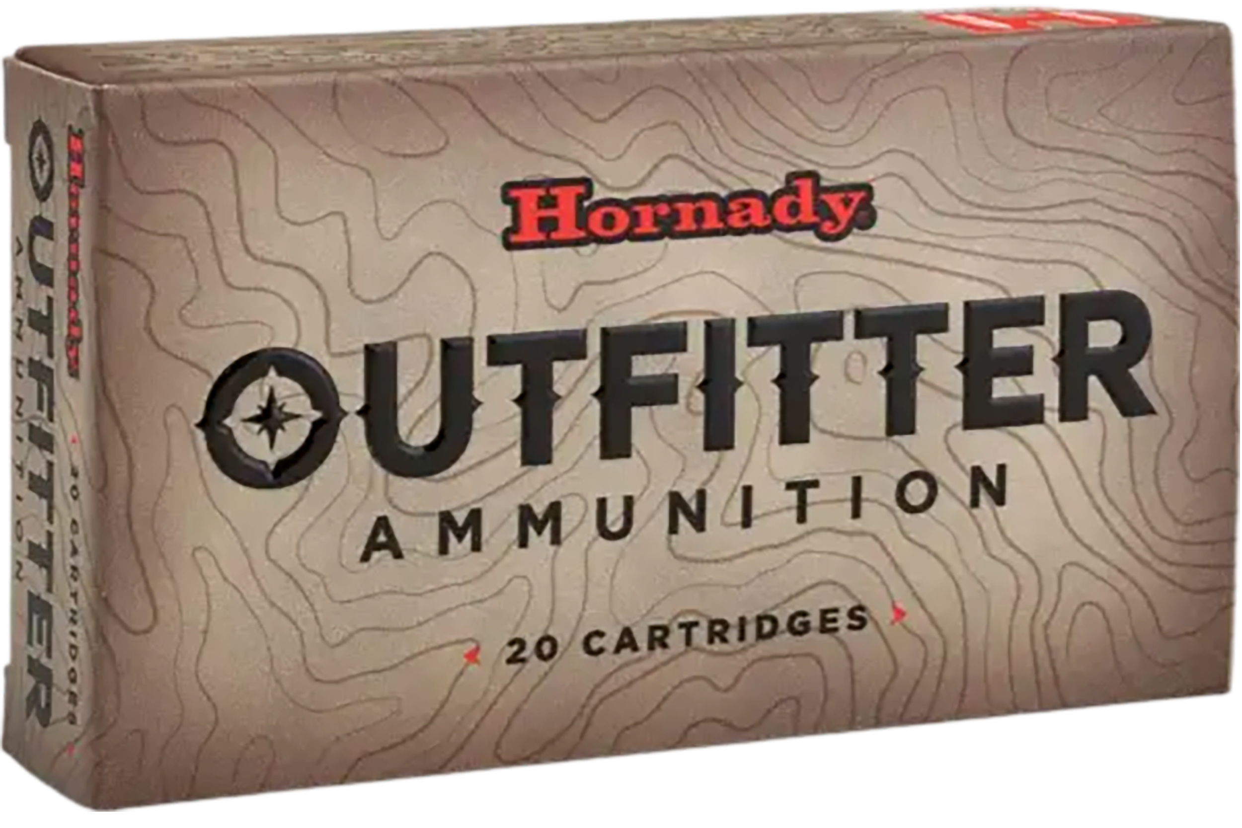 Hornady 823374 Outfitter 375Ruger 250gr Copper Alloy eXpanding 20 Per Box/6 Case