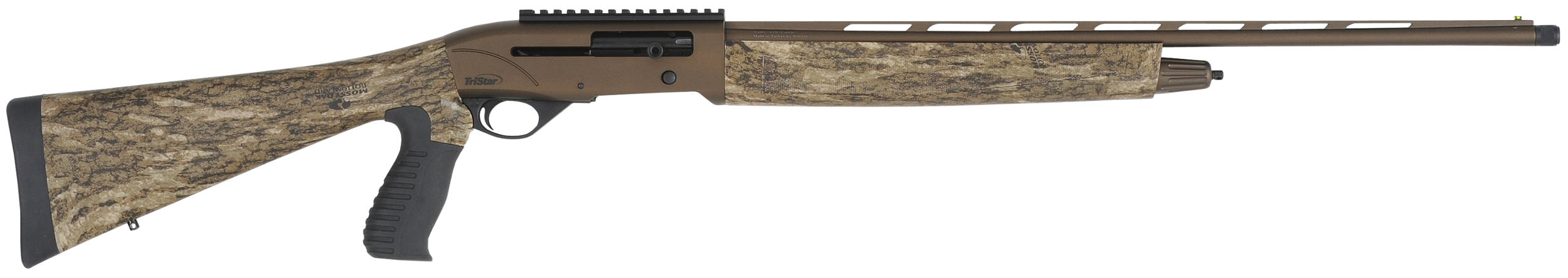 TriStar 24153 Viper G2 Turkey 410 Gauge 3" 5+1 24" Barrel, Bronze Cerakote Receiver, Mossy Oak Bottomland Fixed Pistol Grip Stock, Includes 4 MobilChoke