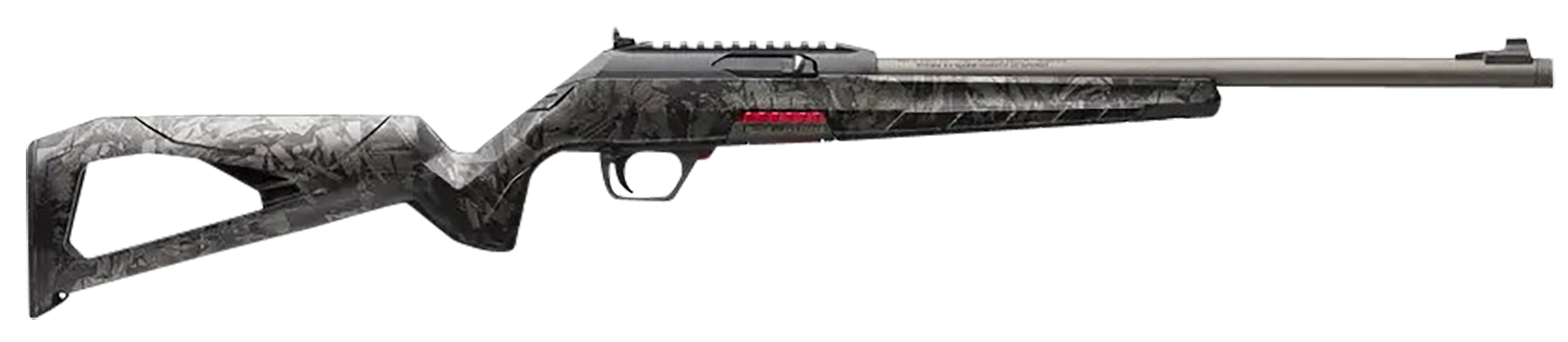 Winchester Repeating Arms 521154102 Wildcat SR 22 LR 10+1 16.50" Threaded Sporter Barrel, Picatinny Rail Matte Black Polymer Receiver, Forged Carbon Gray Skeletonized Synthetic Stock, Ambidextrous