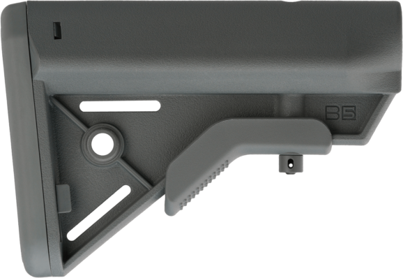 B5 Systems BRV1117 Bravo Wolf Gray Synthetic for AR-Platform with Mil-Spec Receiver Extension (Tube Not Included)