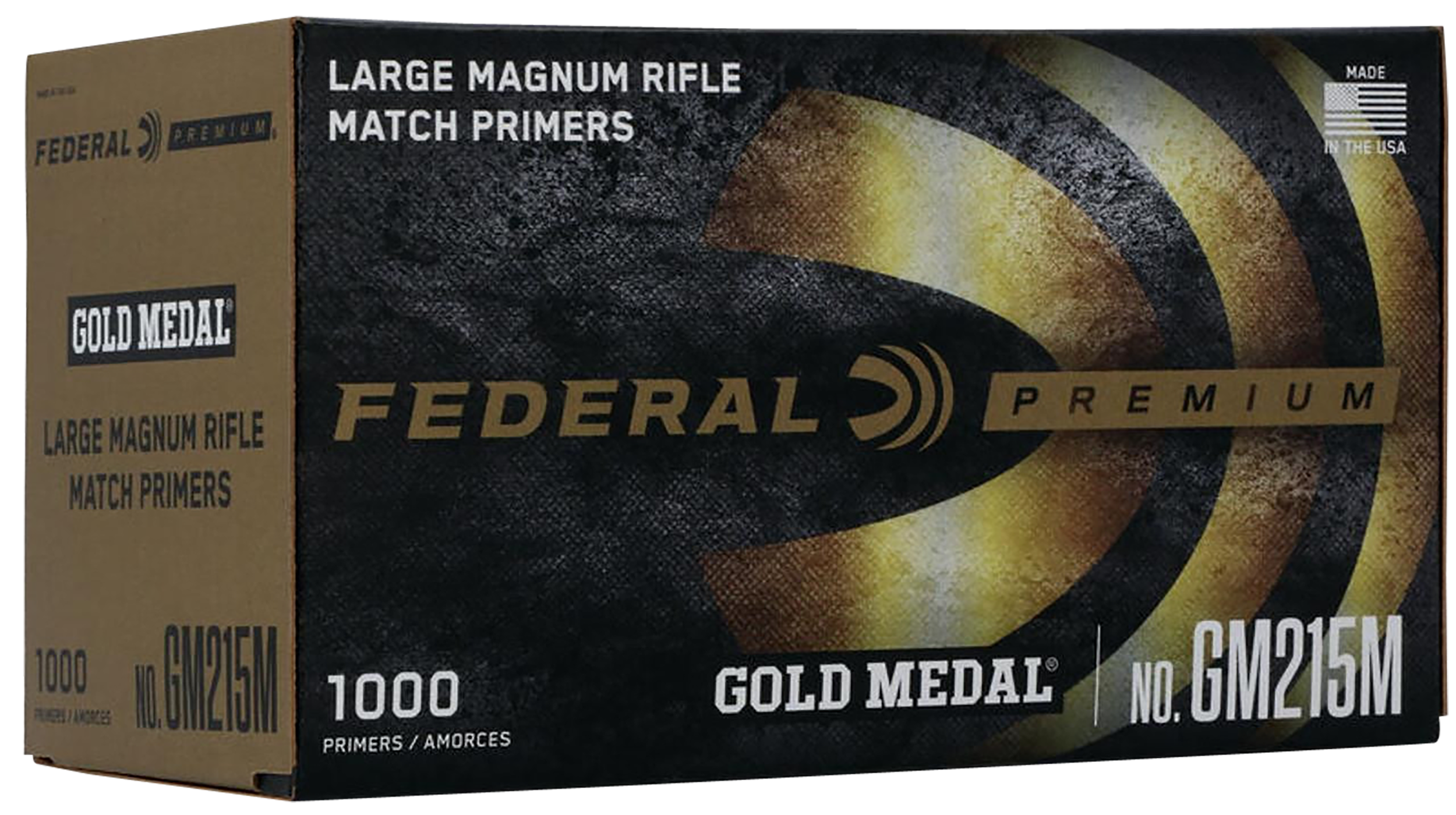 Federal GM215M Gold Medal Premium Multi Caliber 1000 Per Box/5 Case
