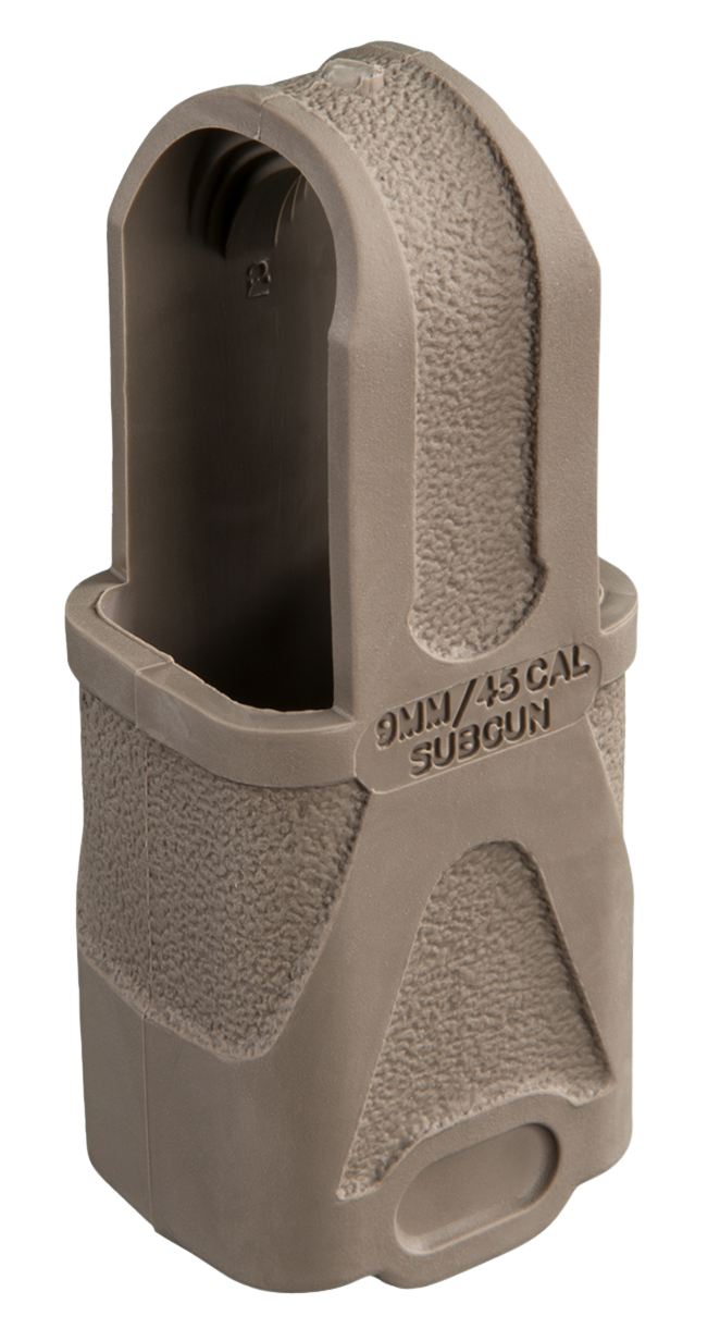 Magpul MAG003-FDE Original Magpul Made of Rubber w/ Flat Dark Earth Finish for 9mm Subgun Mags/ 3 Per Pack