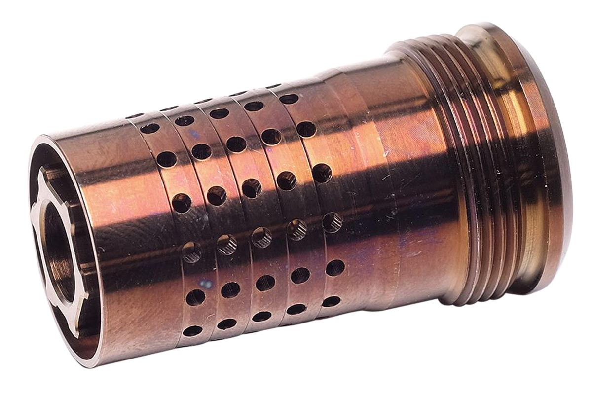Q LLC CB5824 Cherry Bomb  30 Cal (7.62mm) Copper 17-4 Stainless Steel with 5/8"-24 tpi Threads & 1.64" OAL