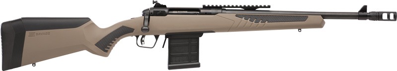 Savage 110 Scout 450 Bushmaster 16.5" 4rd FDE Rifle