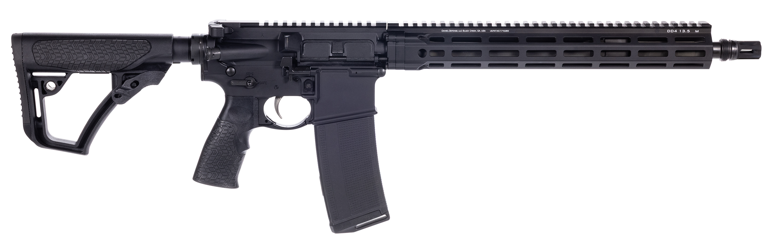 Daniel Defense 0220105296047 DD4 RIII SLW 5.56 NATO 30+1 14.50" Black