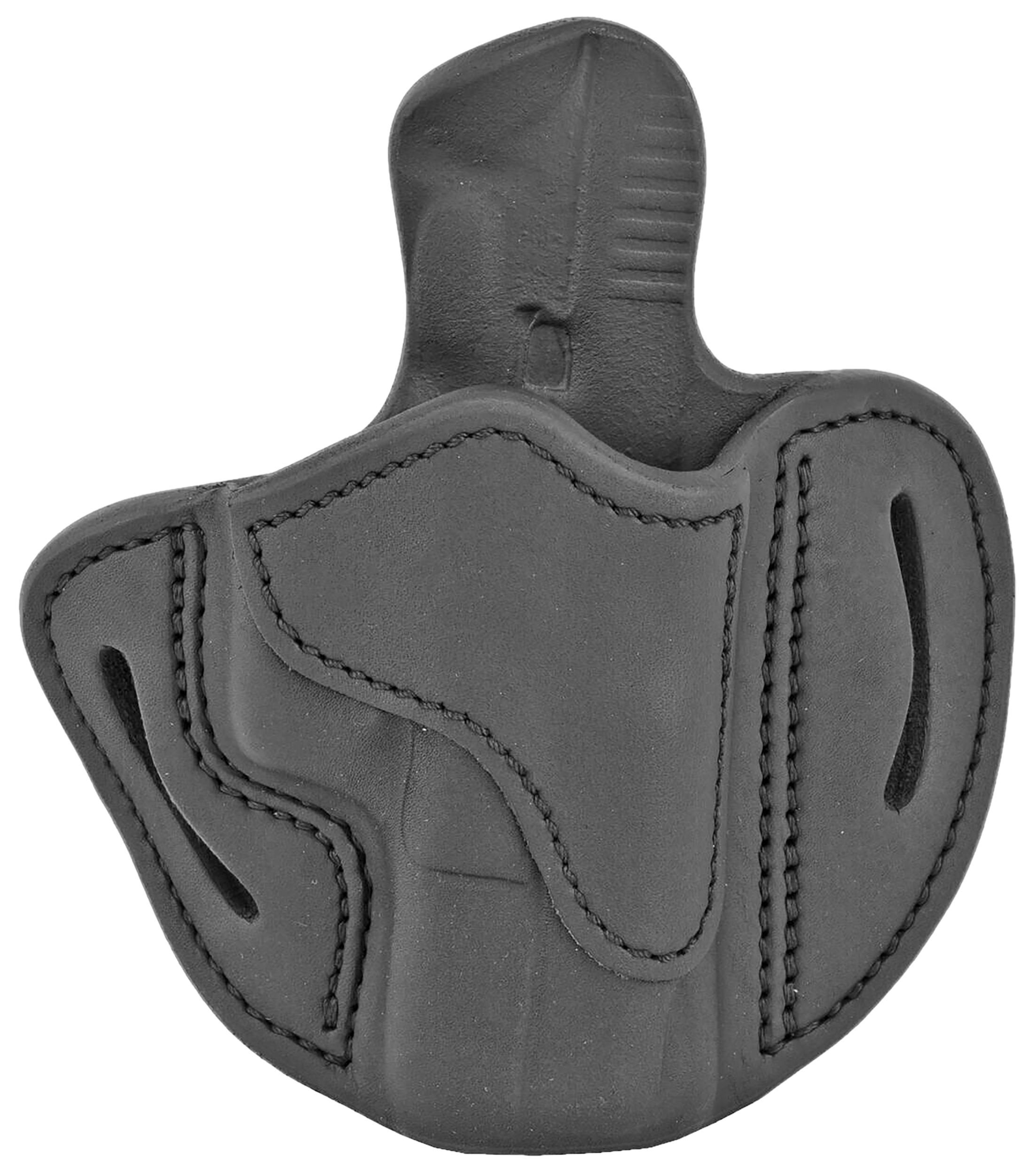 1791 Gunleather ORBH21SBLR BH2.1 Optic Ready OWB Size 2.1 Stealth Black Leather Belt Slide Compatible w/Glock 17/S&W M&P Shield/Springfield XD Right Hand