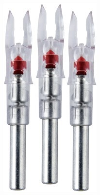 NOCKTURNAL LIGHTED NOCK GT-SERIES RED 3/PACK