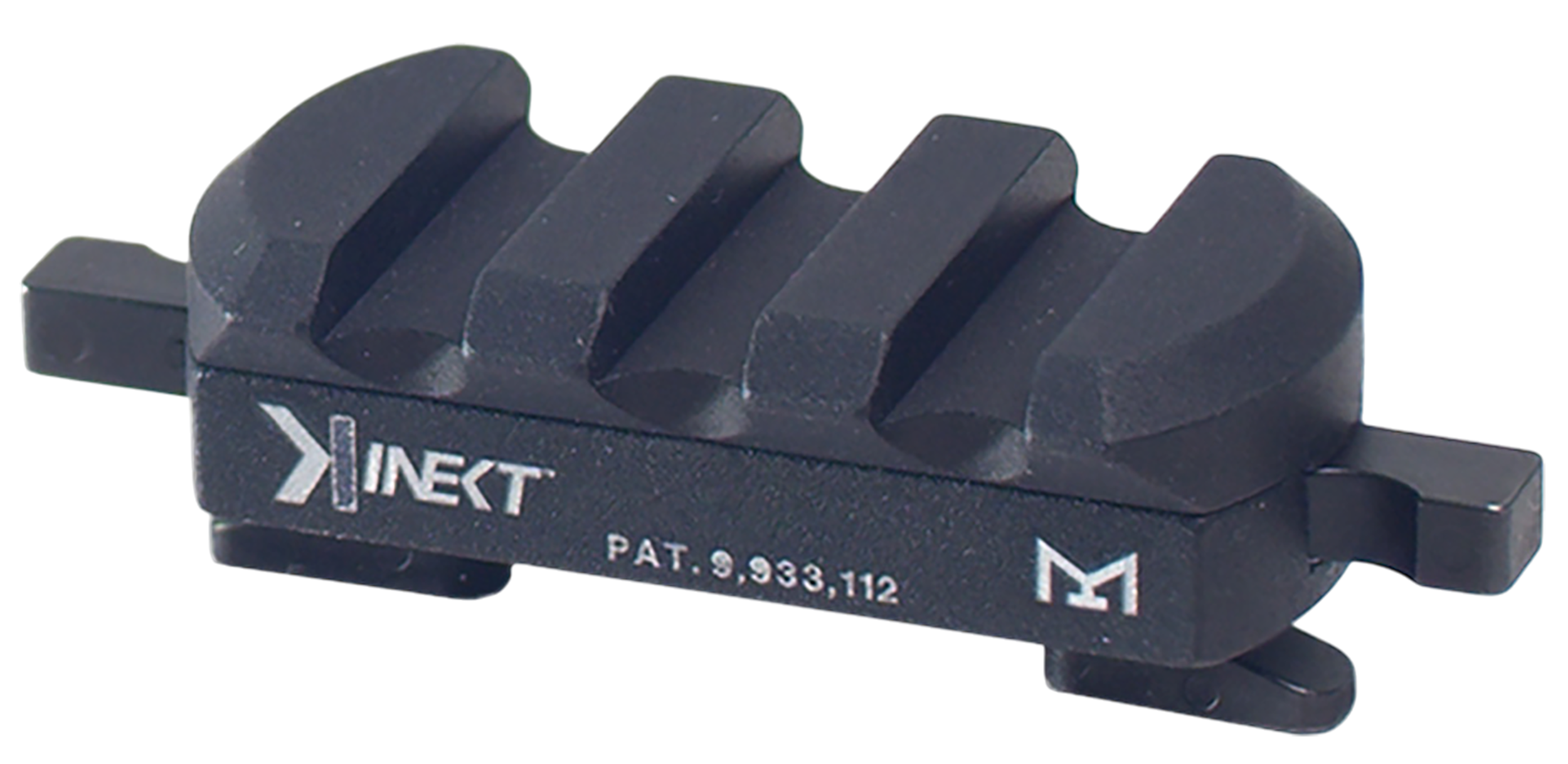 Kinetic Development Group KIN5-100 Kinect 3 Slot Mount M-LOK Picatinny Rail Black
