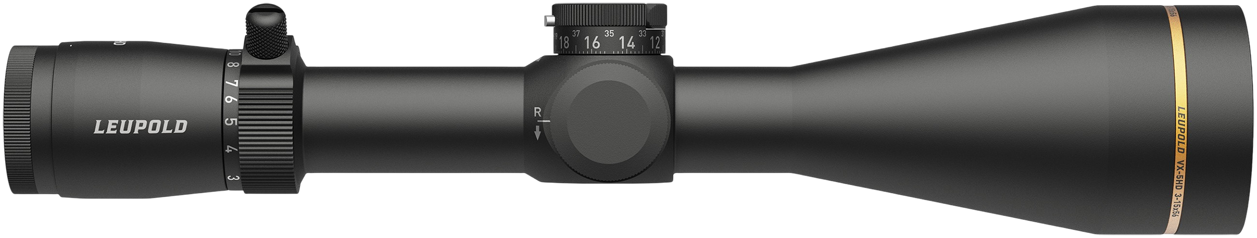 Leupold 183855 VX-5HD Gen 2 Black 3-15x 56mm 30mm Tube Illuminated FireDot Twilight Hunter Reticle