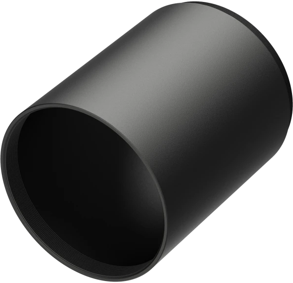 Leupold 118771 Alumina Lens Shade Black Aluminum 52mm Objective Screw On Mount