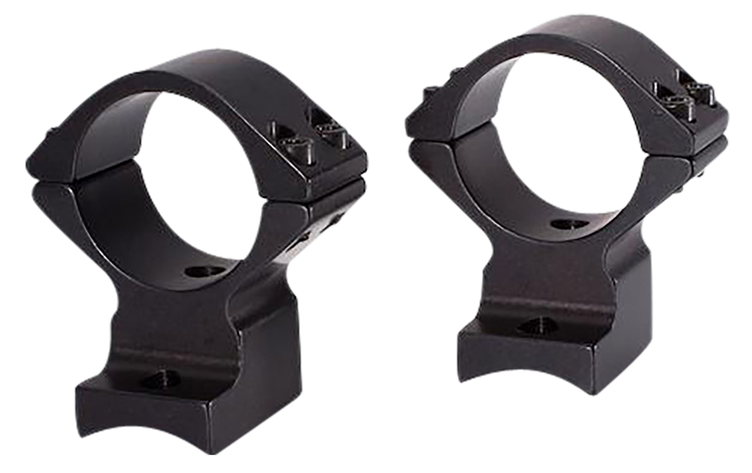 Talley 950734 Scope Mount/Ring Combo  Black Anodized 1" Tube Weatherby Vanguard High Rings