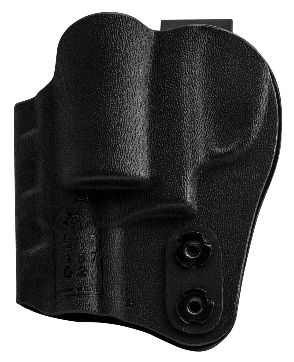 DeSantis Gunhide 137KJ02Z0 Slim-Tuk IWB Black Kydex Belt Clip Fits S&W J Frame Ambidextrous