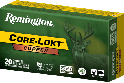 Remington Ammunition R20061 360Buckhammer 160gr Core-Lokt Tipped 20 Per Box/10 Case