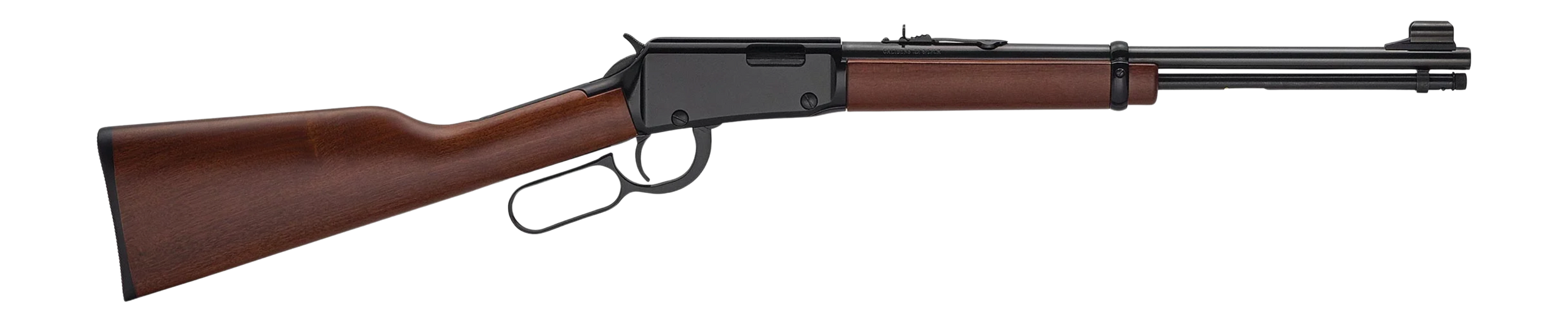 Henry H001Y22M Classic Youth 22 WMR 10+1 16.50" Blued Barrel, Black Aluminum Grooved Receiver, American Walnut Straight Grip Stock