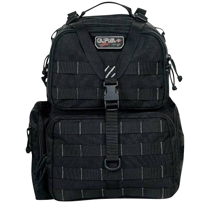 GPS Bags T1913BPB Tactical Black 1000D Polyester 4 Handguns