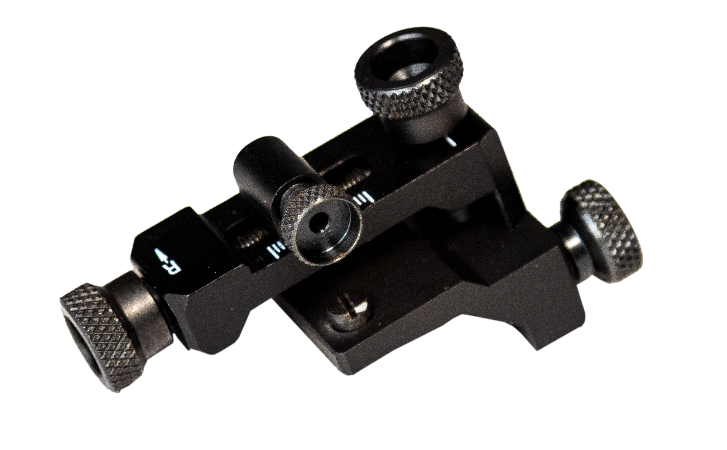 CVA AC1750 Micro-Adjust Williams Western Long Range Rear Peep & Front Globe Sight Reticle Kit  Black