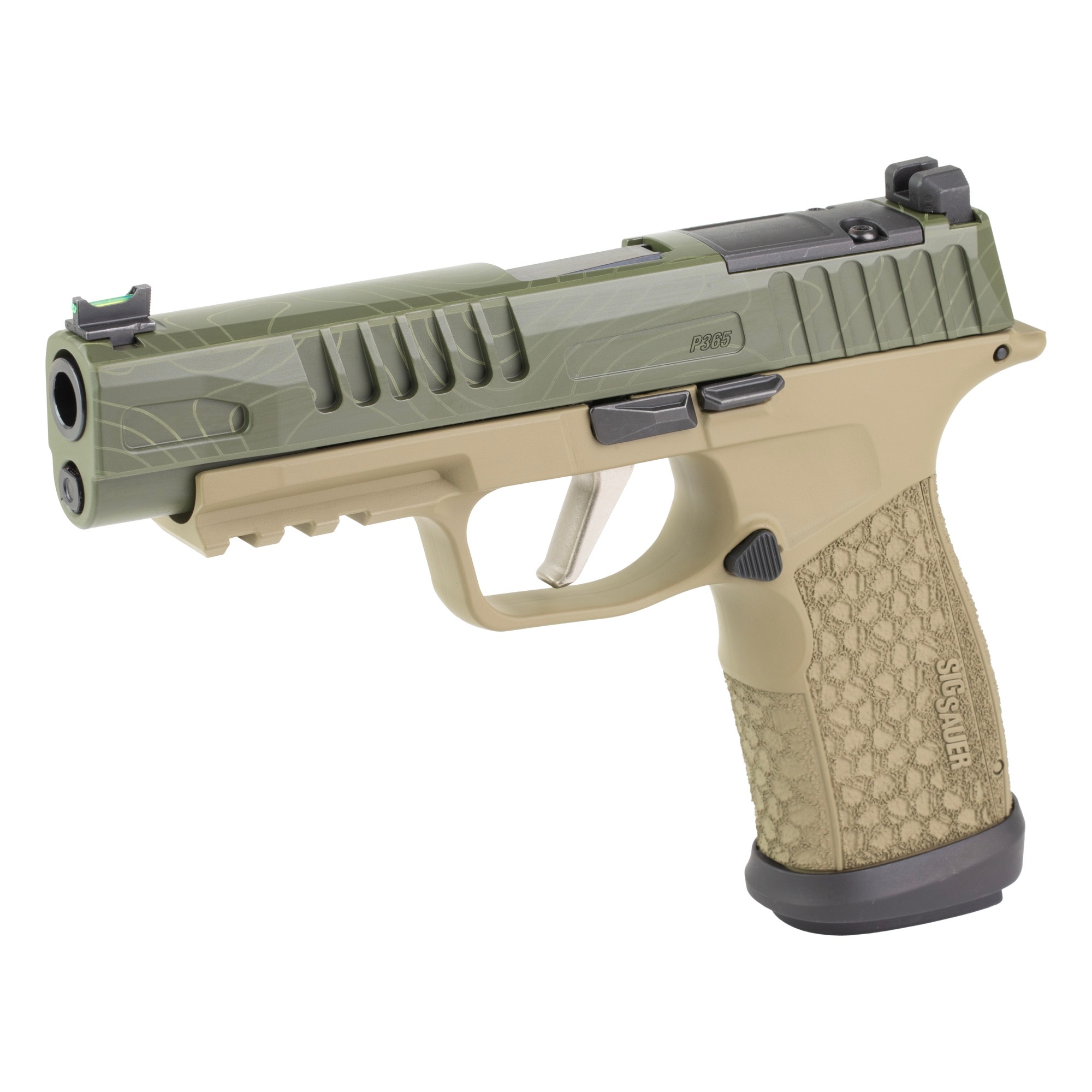 SIG P365 FUSE 9MM 21RD ODG/TAN TOPO