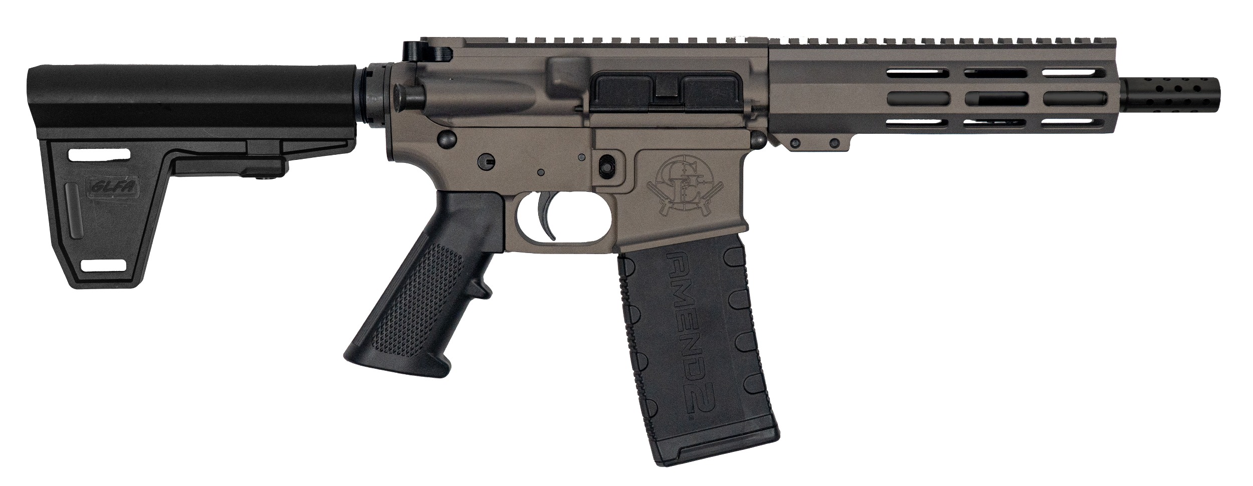 Great Lakes Firearms AR-15 300 BLK 7.5" 30rd Tungsten Pistol