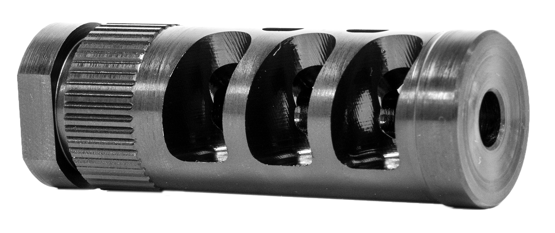 GrovTec US Inc GTHM315 G-Comp Muzzle Compensator Black Nitride Steel with 1/2"-28 tpi Threads for 223 Cal