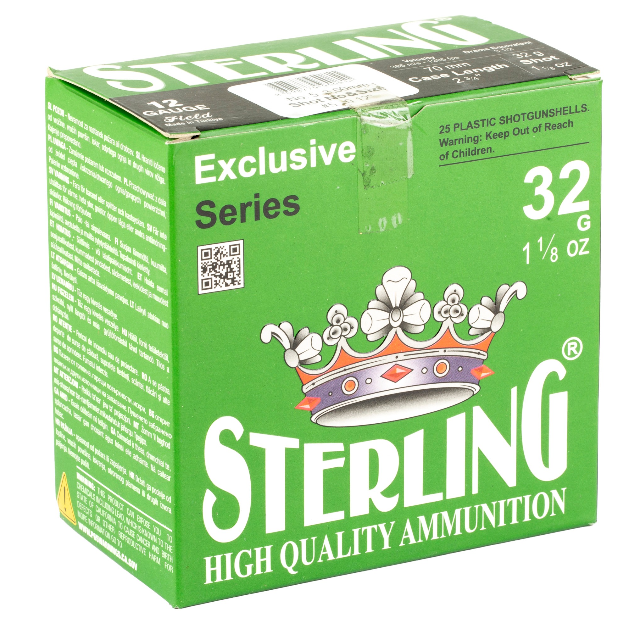 STERLING EXCLSV 12GA 2.75" #5 25/250