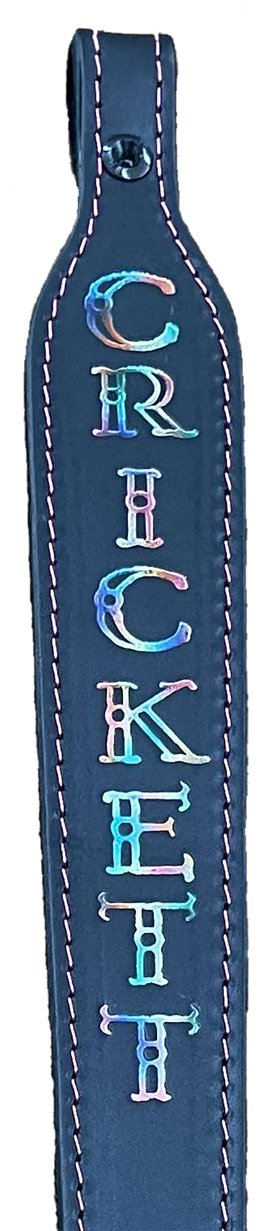 Crickett KSA802 Rifle Sling  Black w/ Pink Stitching Leather 23" OAL Rifle