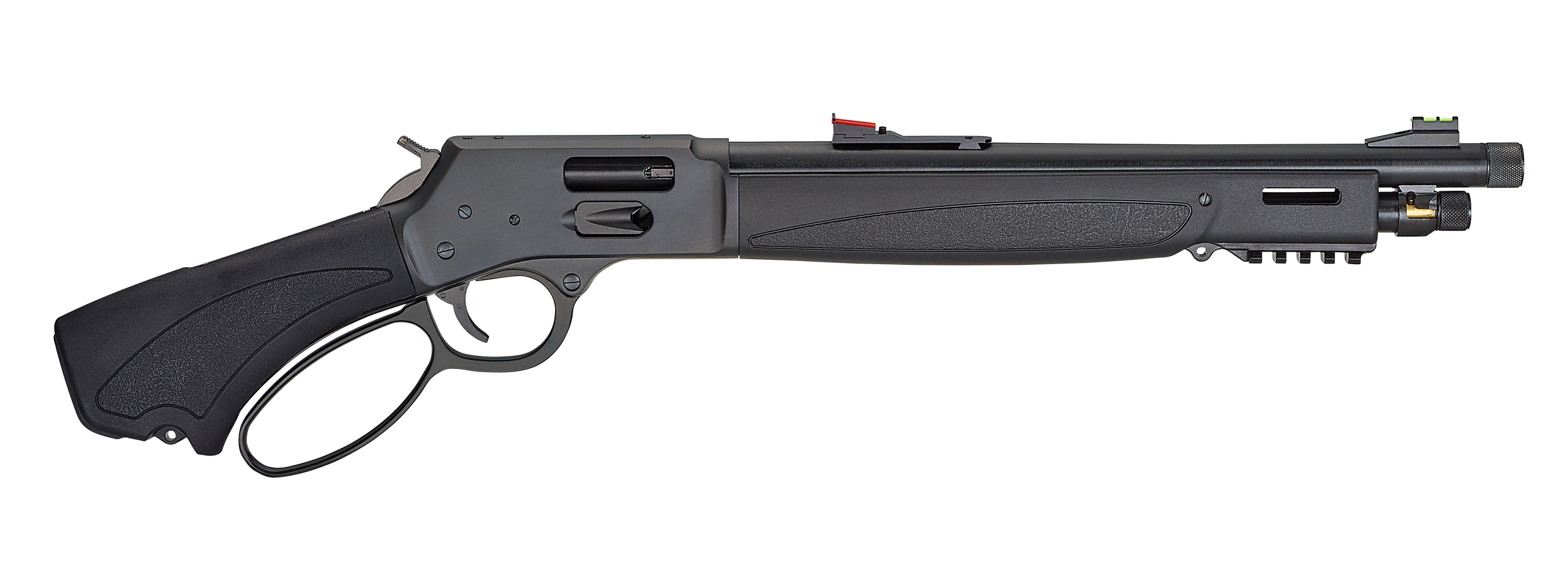 Henry H012GBLX44 Bear's Leg  44 Special/44 Mag 4+1 13.80" Blued Threaded Barrel, Blue Steel Drilled & Tapped Receiver, Black Synthetic Fixed w/Pistol Grip Stock