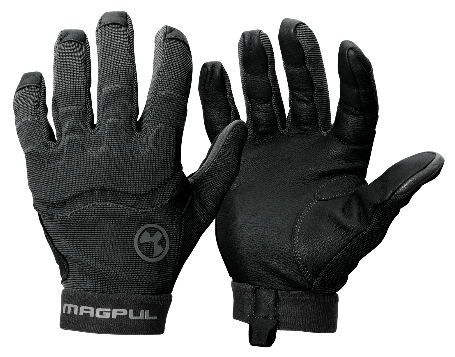 Magpul MAG1015-001 Patrol 2.0 Gloves Black Nylon/Leather Medium