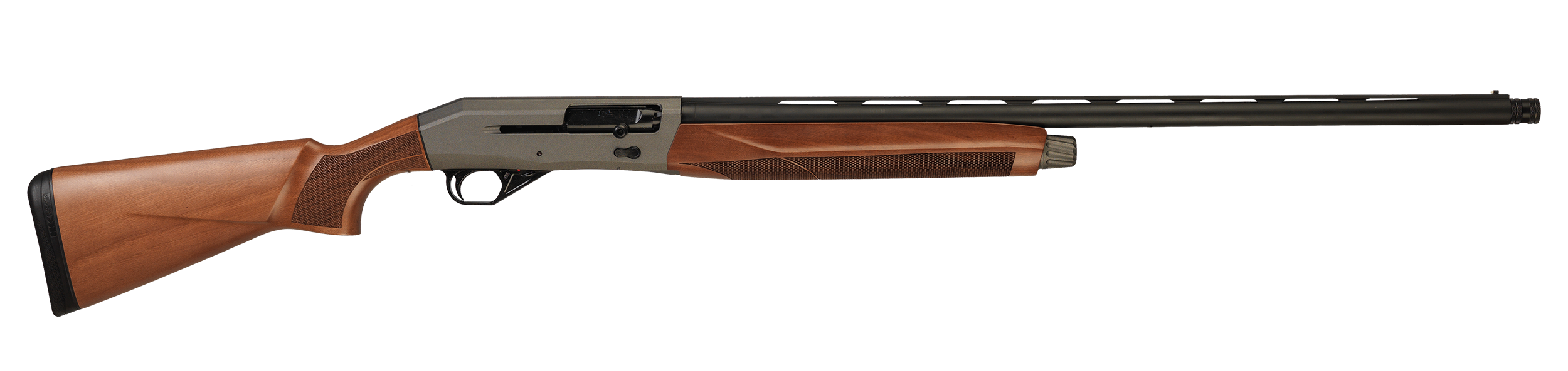 CZ-USA 06375 1012 G2 Full Size 12 Gauge Semi-Auto 3" 4+1 28" Matte Black Vent Rib Barrel, Gray Stainless Steel Drilled & Tapped Receiver, Fixed Turkish Walnut Stock, Right Hand