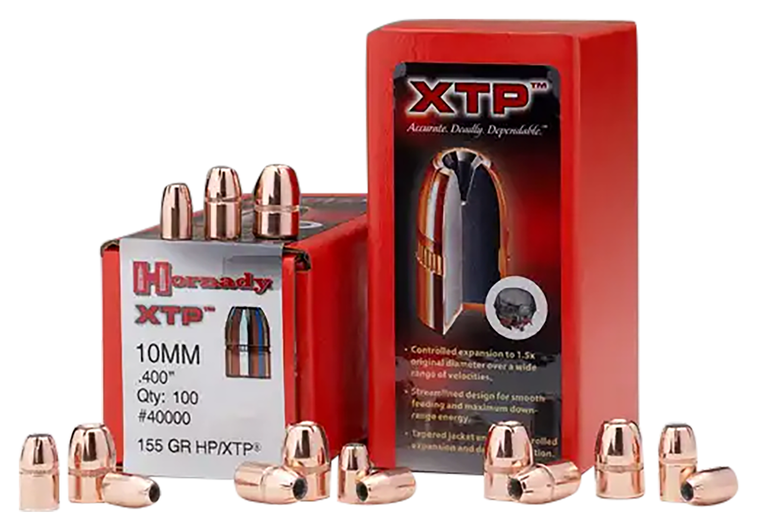 Hornady 45140 XTP 45 Cal .451 200 gr Hollow Point 100 Per Box/ 15 Case