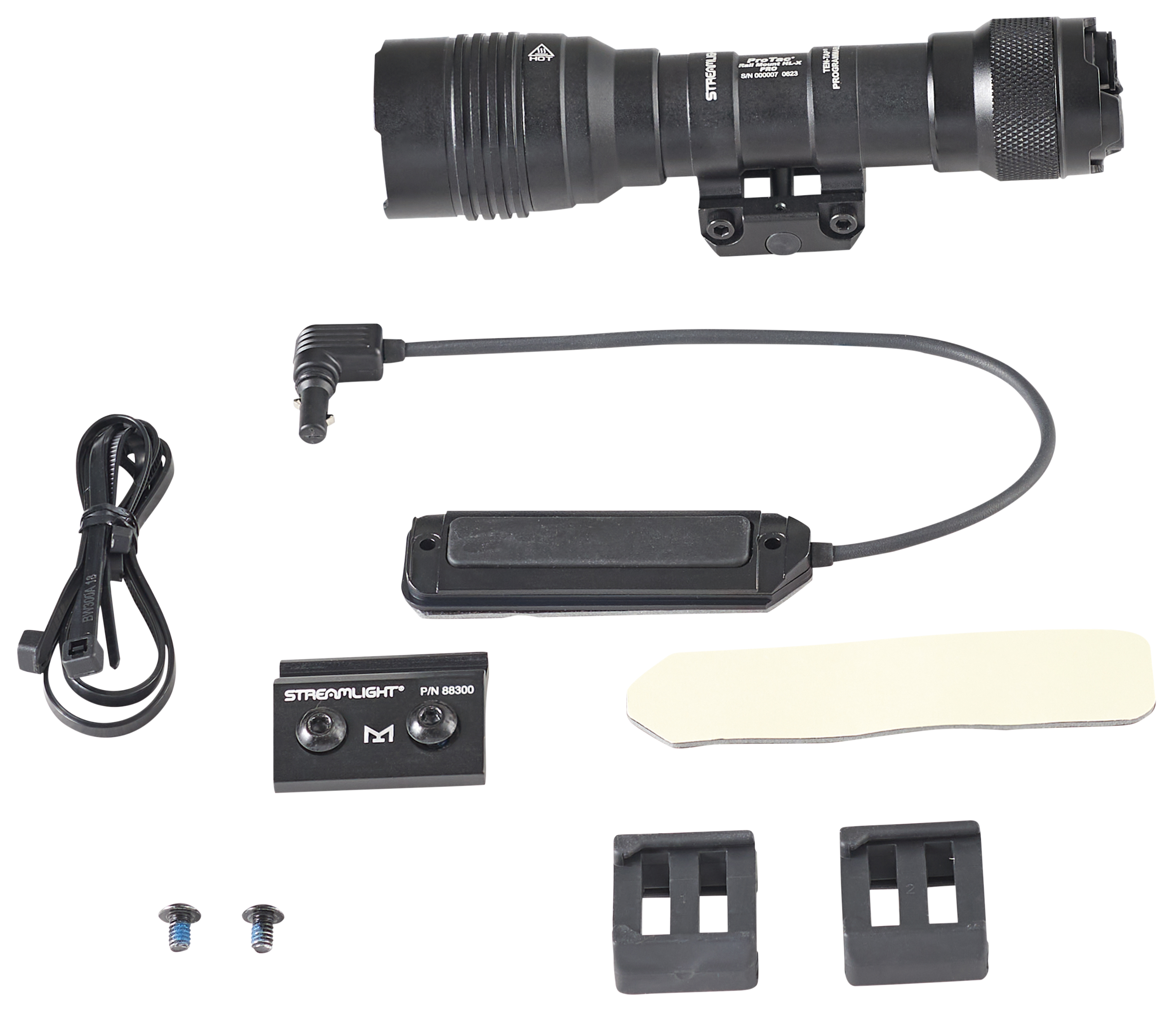 Streamlight 88127 ProTac HL-X Rail Mount Black Anodized Aluminum, 60-1000 Lumens, LED Bulb, 447 Meters Beam