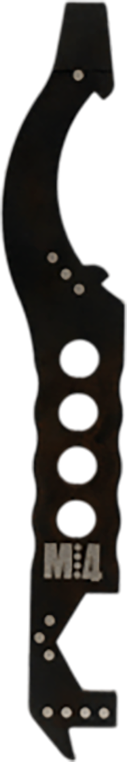 B5 Systems MTR1395 Multi-Tasker Tool  Black Barstock for M4 Carbine Design