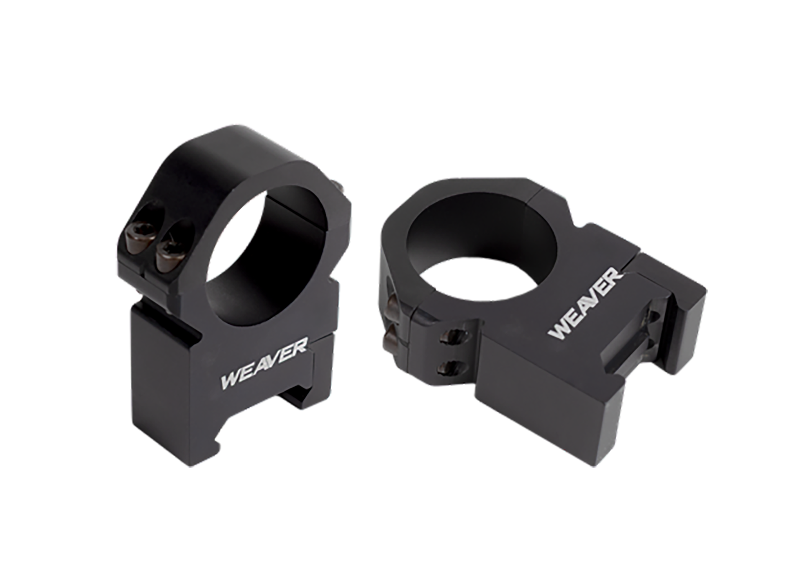 Weaver Mounts 48383 Precision  Black Aluminum 1" Tube Extra High