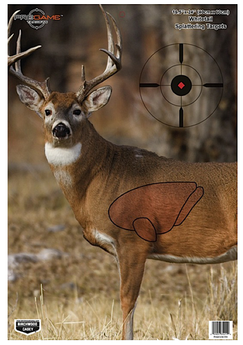 Birchwood Casey 35401 Pregame Deer Paper Hanging Universal 16.50" x 24" 3 Per Pkg