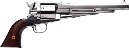 CIMARRON 1858 NEW MODEL ARMY 45LC FS 8" NICKEL WALNUT