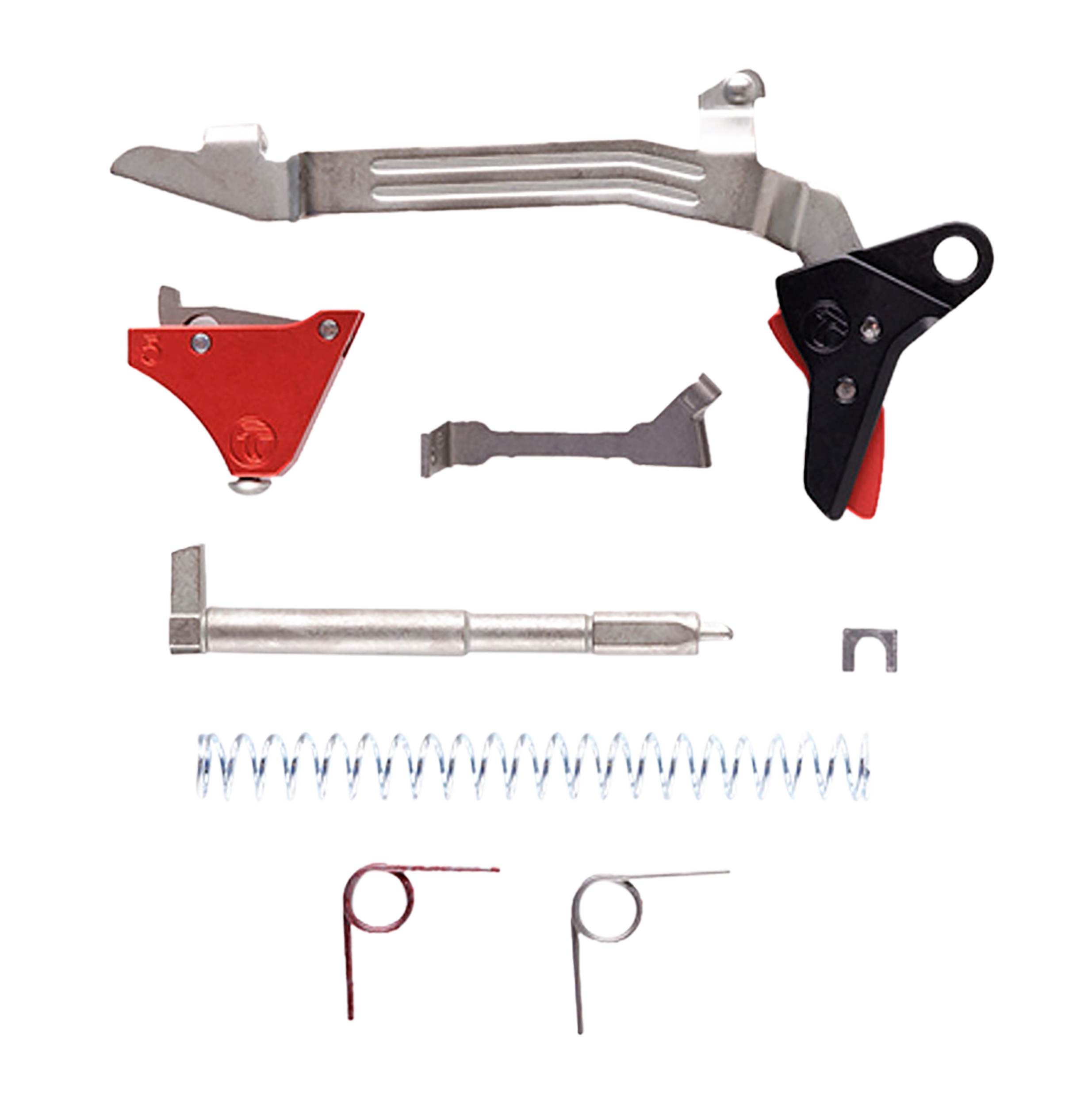 Timney Triggers ALPHAGLOCK5UBKBLACK Alpha Competition  9mm/40 S&W Red Fits Glock Gen5