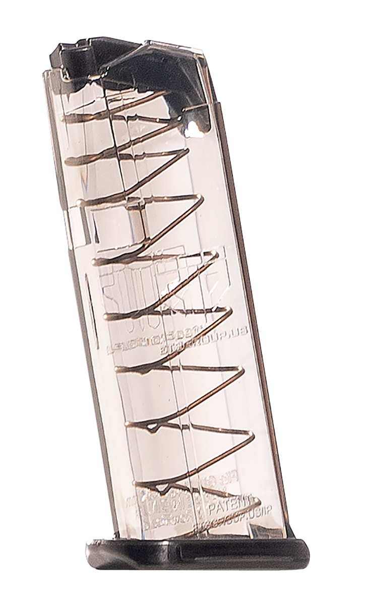 ETS Group GLK43X Pistol Mags 10rd 9mm Luger Compatible w/ Glock 43X/48 Clear Polymer