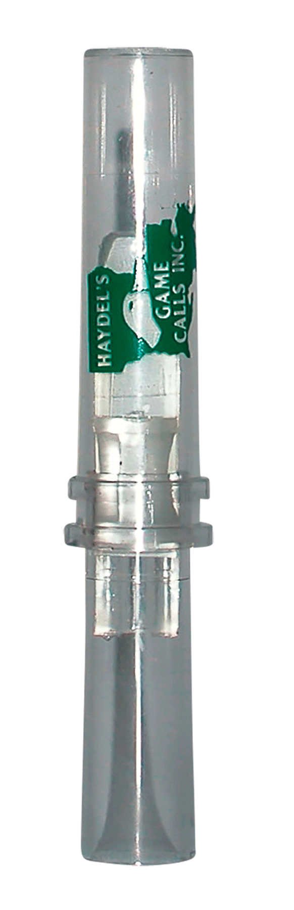 Haydel's Game Calls DR85 Double Reed Open Call Double Reed Mallard Sounds Attracts Ducks Clear Plastic