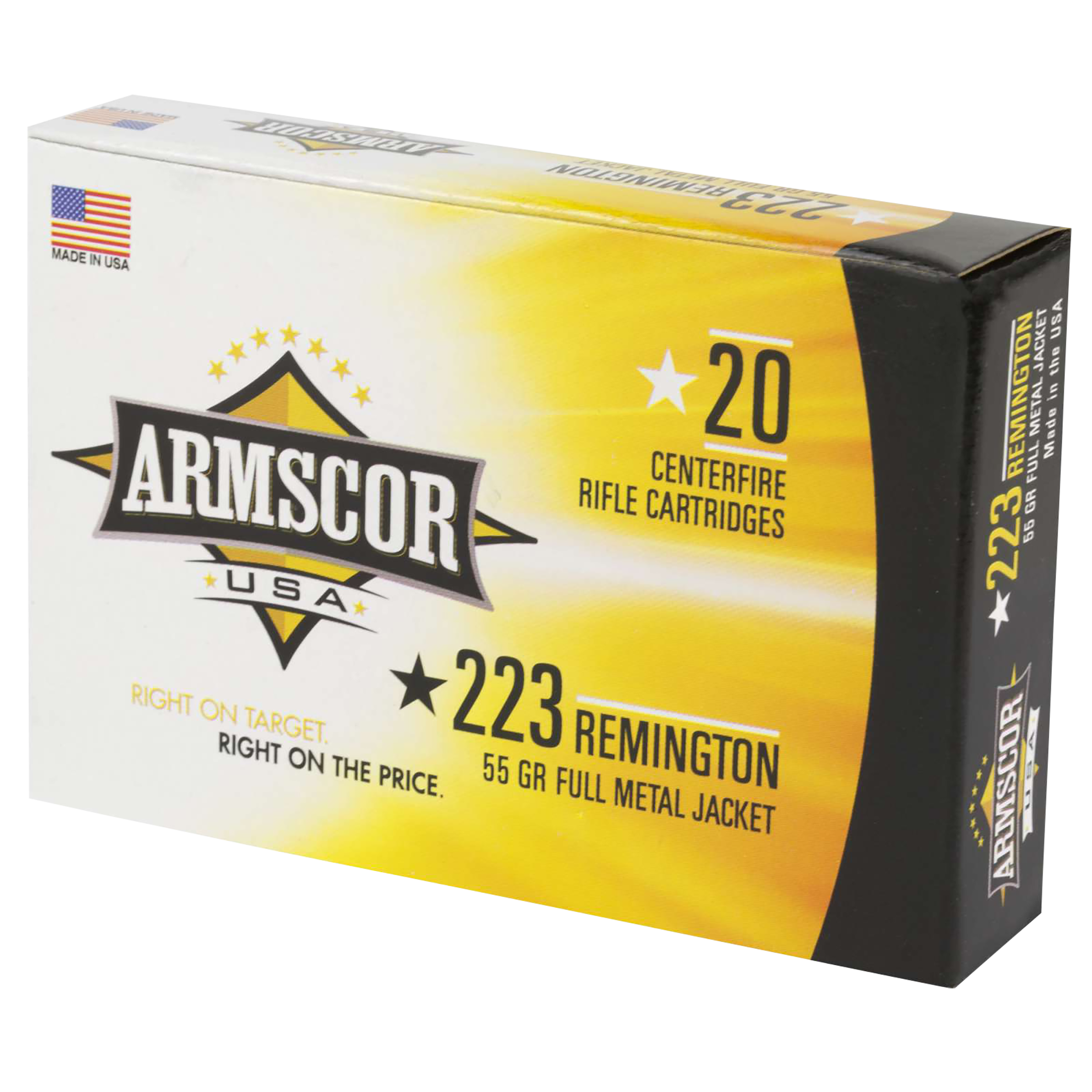 Armscor FAC2231N USA  223Rem 55gr Full Metal Jacket 20 Per Box/50 Case