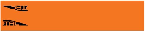 TAC VANES STANDARD ARROW WRAP 4.675" ORANGE 13 PACK