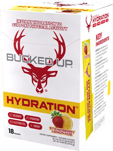 BUCKED UP HYDRATION 2.0 STRAWBERRY 18 COUNT