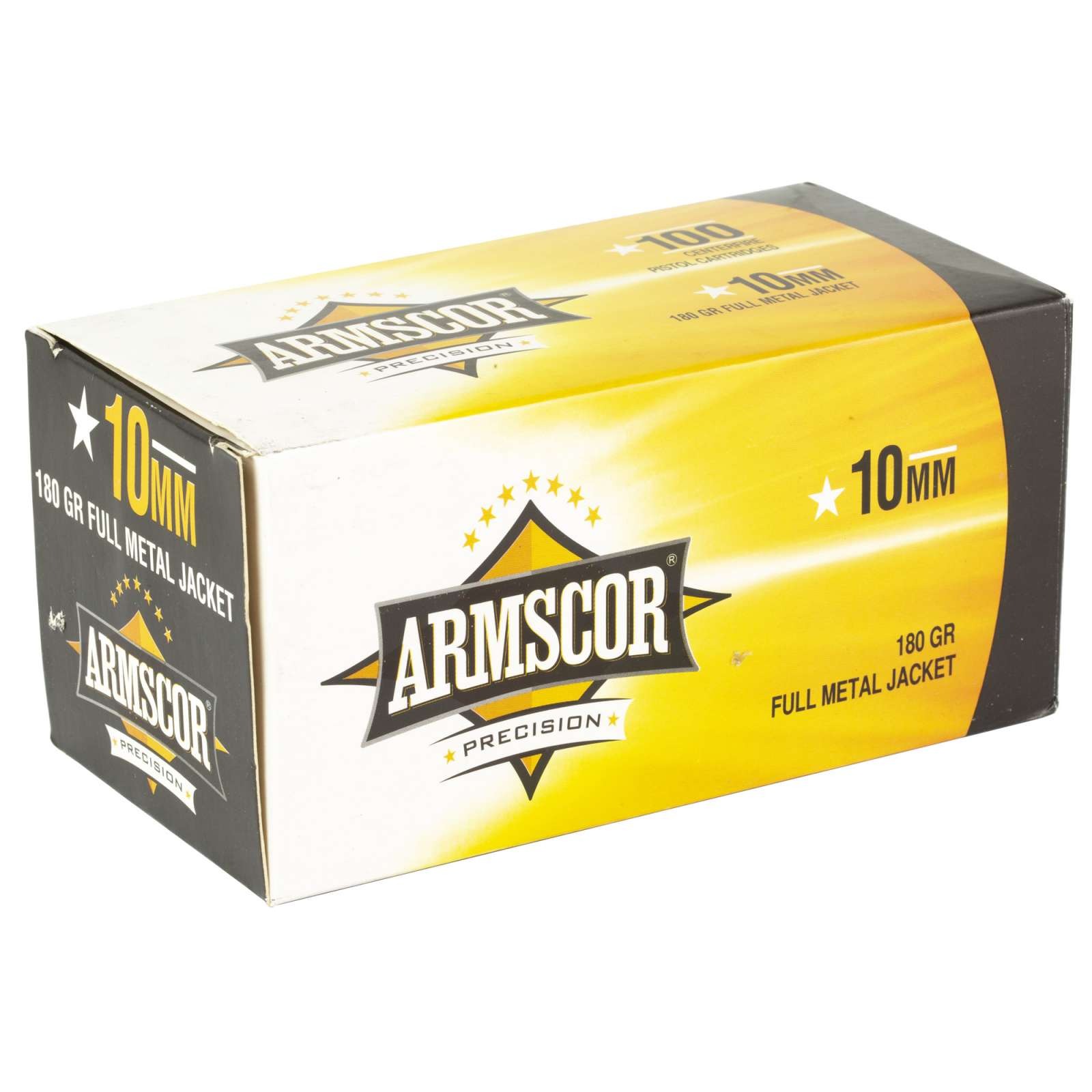 ARMSCOR 10MM 180G FMJ VP 100RD BX  1200RD CASE