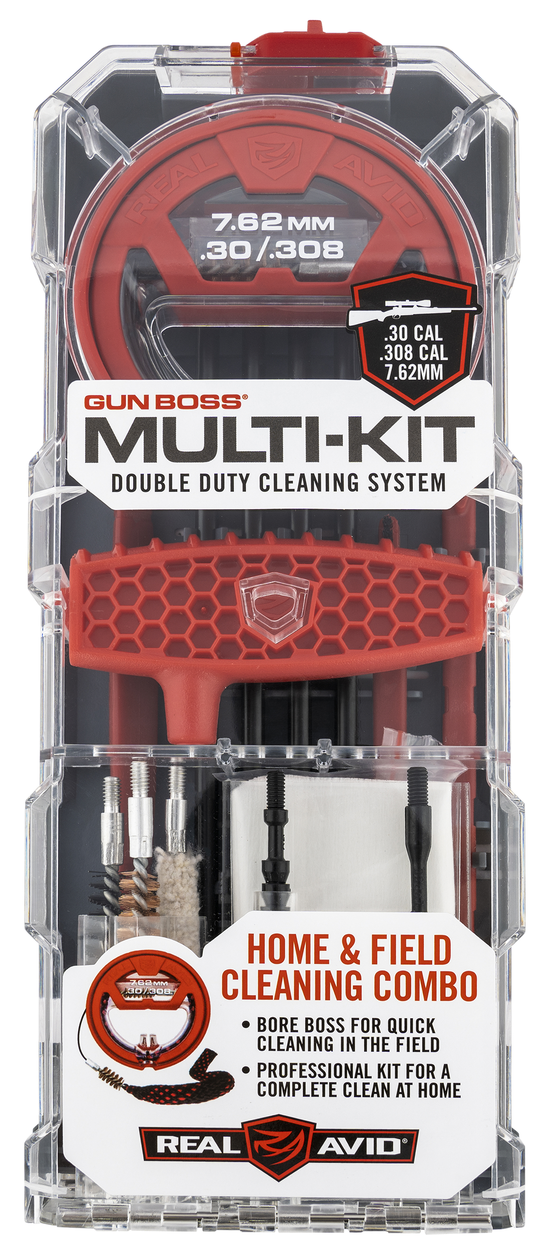 Real Avid AVGBMK308 Gun Boss Multi-Kit 7.62mm 30 Cal 308 Cal Rifle