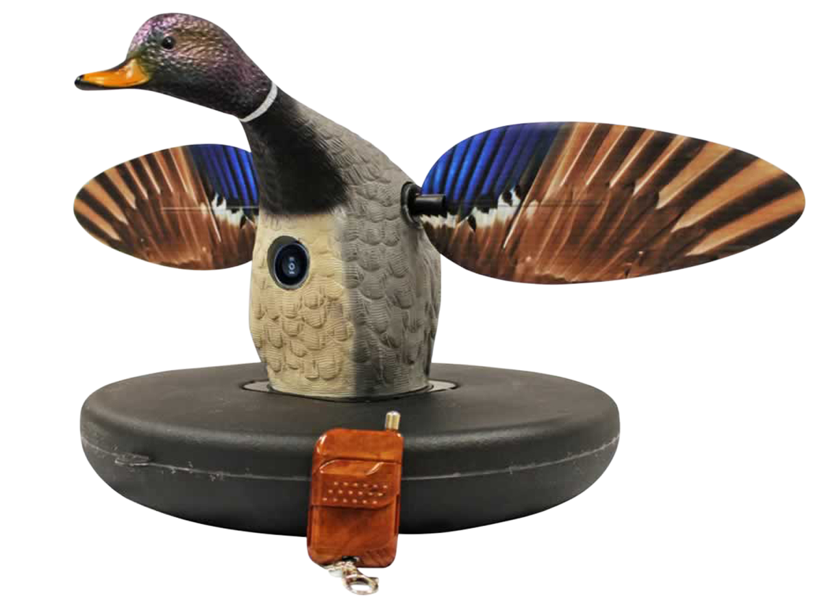 Mojo Outdoors HW2494 Elite Series Drake Floater Mallard Species Multi Color Plastic Features Remote Control